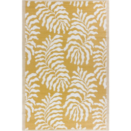 furn. Tocorico Mustard Recycled Outdoor Rug 120 x 180cm - Yellow - Wilko - thumbnail 1