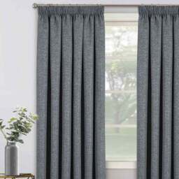 Divante Dusk Blackout Thermal Curtains - Charcoal/229cm - Wilko - thumbnail 6