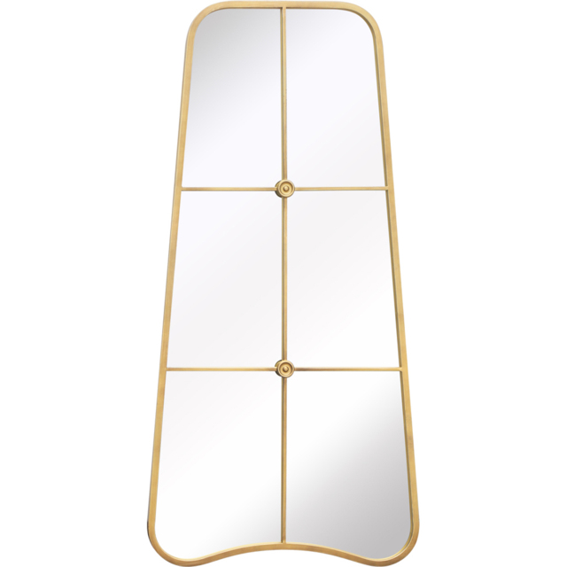 Charles Bentley Copenhagen Gold Wall Mirror - Size: 2.5 x 100 x 50cm - Wilko - image 1