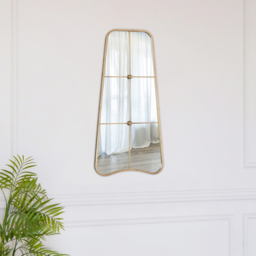 Charles Bentley Copenhagen Gold Wall Mirror - Size: 2.5 x 100 x 50cm - Wilko - thumbnail 7