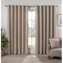 Divante Alden Natural Thermal Curtains 229cm - Size: W 228 x D 228cm - Wilko - thumbnail 7