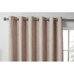 Divante Alden Natural Thermal Curtains 229cm - Size: W 228 x D 228cm - Wilko - thumbnail 4