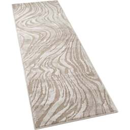 Desire Rugs Hamilton Mocha Marble Rug 60 x 220cm - Size: 220 x 60 x 1.3cm - Brown - Wilko