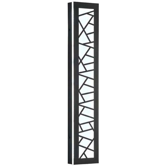 ENER-J PrismGrid 30W CCT Adjustable and Dimming Geometrical Acrylic LED Wall Light 60 x 11cm - Size: 4.5 x 11 x 60cm - n/a - ENERJ - Wilko - image 1