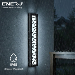 ENER-J PrismGrid 30W CCT Adjustable and Dimming Geometrical Acrylic LED Wall Light 60 x 11cm - Size: 4.5 x 11 x 60cm - n/a - ENERJ - Wilko - thumbnail 5