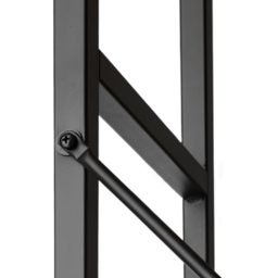 tectake Liverpool 4 Tier Dark Wood Rustic Ladder Shelf - Size: 150 x 36.5 x 61.5cm - Brown - Wilko - thumbnail 7