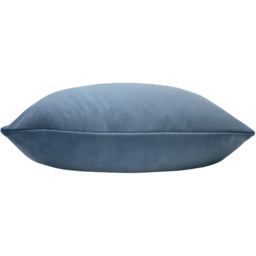 Paoletti Sunningdale Wedgewood Rectangular Velvet Cushion - Size: 50 x 30 cm - Multi - Wilko - thumbnail 3