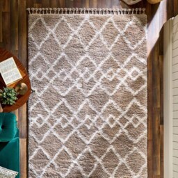 Origins Morocco Beige and Ivory Rug 160 x 230cm - Size: 160 x 230 x 6cm - Brown - Wilko - thumbnail 3