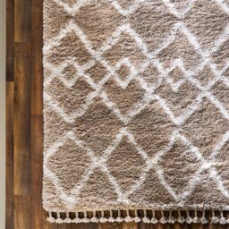 Origins Morocco Beige and Ivory Rug 160 x 230cm - Size: 160 x 230 x 6cm - Brown - Wilko - thumbnail 4