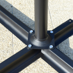 Outsunny Green Cantilever Parasol with Cross Base 2.7m - Size: 3m - Wilko - thumbnail 4