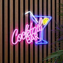 Cocktail Bar Outdoor Neon Light - Wilko