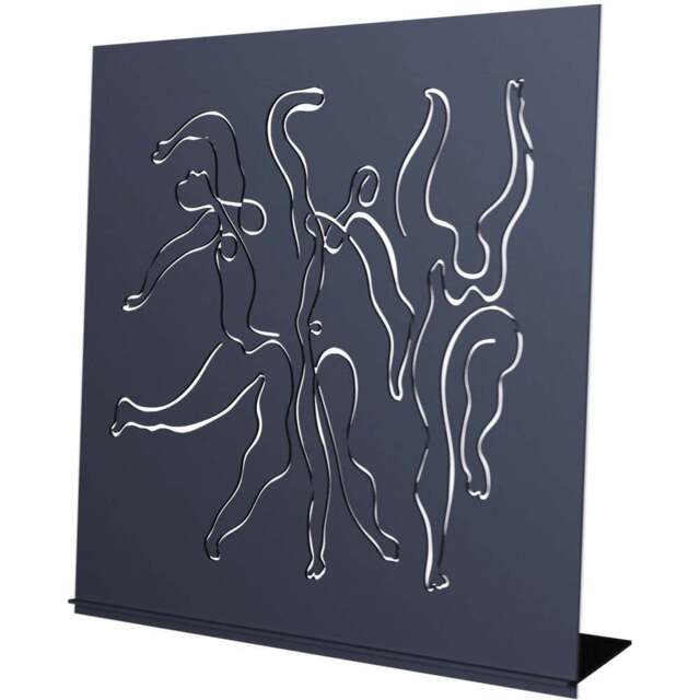 Decortie Black Dancing Ladies Modern Metal Art Ornament - Size: 24.6 x 25.8 x 10cm - Wilko - image 1