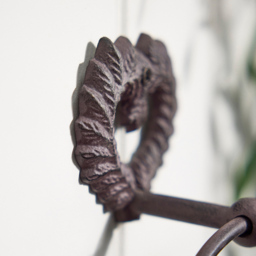 Dibor Antique Brown Isabelle Heart-Shape Towel Ring - Size: 27 x 18.5 x 4cm - Wilko - thumbnail 5