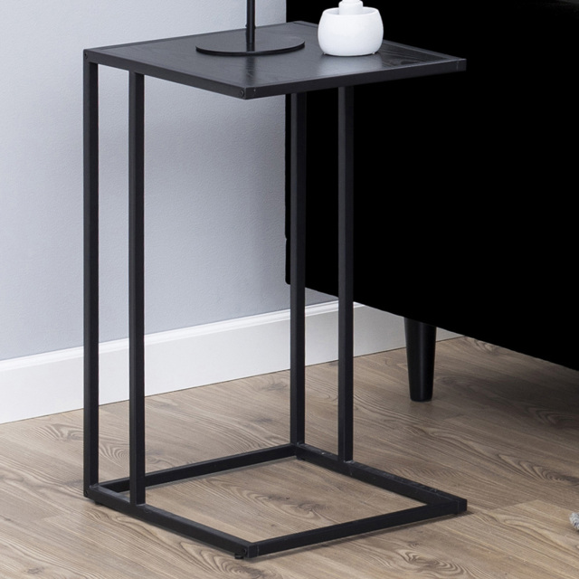 Florence Seaford Black Metal Side Table - Furniture To Go - Wilko - image 1