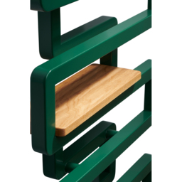 Terma Bookie Matt Green Heated Towel Rail 1155 x 500mm - Size: #VALUE! - Wilko - thumbnail 5