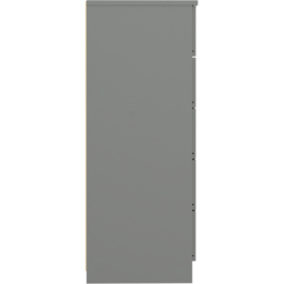 Seconique Denver 5 Drawer Grey Gloss Storage Chest - Wilko - thumbnail 7