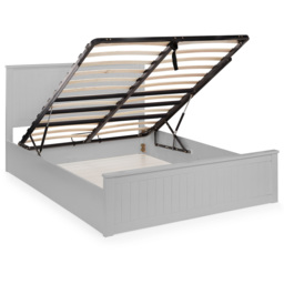 Julian Bowen Maine Double Dove Grey Ottoman Bed - Wilko - thumbnail 6