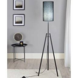 Bhodi Floor Black Lamp - Wilko - thumbnail 4