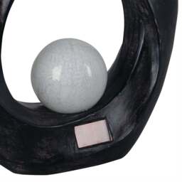 Luxform Crescent Solar Powered Garden Ornament - Size: 9 x 29.4 x 30.5cm - Black - Wilko - thumbnail 5