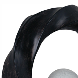 Luxform Crescent Solar Powered Garden Ornament - Size: 9 x 29.4 x 30.5cm - Black - Wilko - thumbnail 4