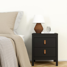 Florence Barcelona Matt Black 3 Piece Bedroom Furniture Set - Furniture To Go - Wilko - thumbnail 7