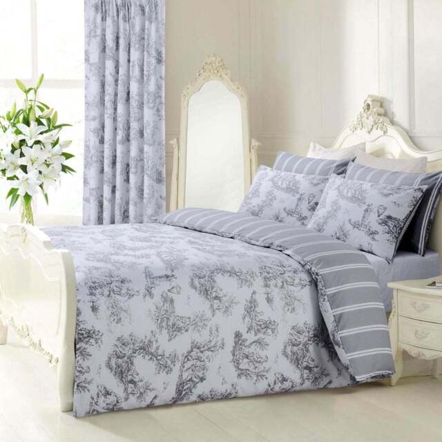 Velosso Toille Single Grey Duvet Set - Serene - Wilko - image 1