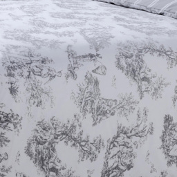 Velosso Toille Single Grey Duvet Set - Serene - Wilko - thumbnail 3