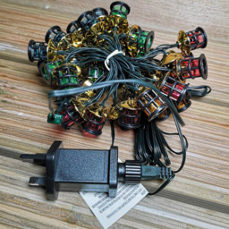 Samuel Alexander 40 Multicolour LED Palace Cage Christmas Lights - Size: 4 x 400 x 4cm - Wilko