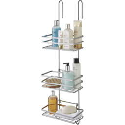 House of Home 3 Tier Silver Hanging Bathroom Caddy - Wilko - thumbnail 3