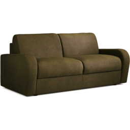 Jay-Be Deco 3 Seater Brushed Twill Hunter Sofa Bed with e-Sprung Mattress - Green - Wilko - thumbnail 3