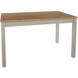 Core Products Corona Linea 4 Seater Rectangular Dining Table Grey - Wilko - thumbnail 5