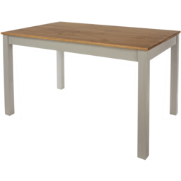 Core Products Corona Linea 4 Seater Rectangular Dining Table Grey - Wilko - thumbnail 3