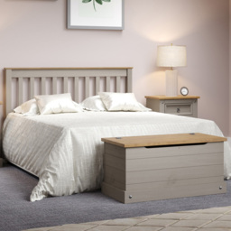 Core Products Corona Single Grey Slatted Low End Bed Frame - Wilko