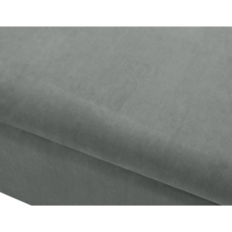 GFW Mystica Grey Velvet Ottoman Storage Bench - Size: 37 x 98 x 43cm - Wilko - thumbnail 5