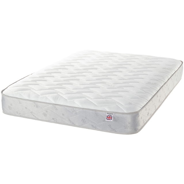 Aspire Double Cool Touch Diamond Memory Foam and Bonnell Spring Hybrid Mattress - White - Aspire Beds - Wilko - image 1