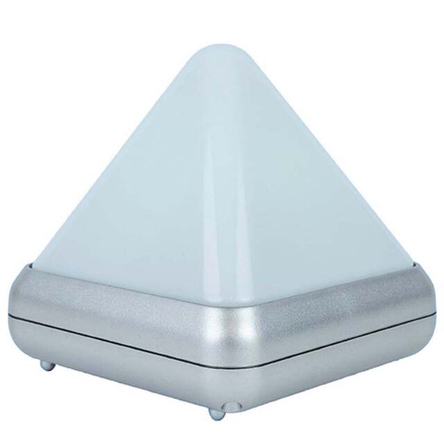 Lifemax Soothing Sounds Pyramid - Size: 10 x 10 x 10cm - Silver - Wilko - image 1