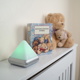 Lifemax Soothing Sounds Pyramid - Size: 10 x 10 x 10cm - Silver - Wilko - thumbnail 3
