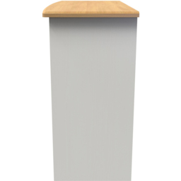 Crowndale Warwick 3 Drawer Cream Ash and Oak Vanity Unit - Size: 41.5 x 93 x 79.5cm - Wilko - thumbnail 4