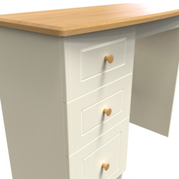 Crowndale Warwick 3 Drawer Cream Ash and Oak Vanity Unit - Size: 41.5 x 93 x 79.5cm - Wilko - thumbnail 6
