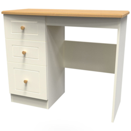 Crowndale Warwick 3 Drawer Cream Ash and Oak Vanity Unit - Size: 41.5 x 93 x 79.5cm - Wilko - thumbnail 5