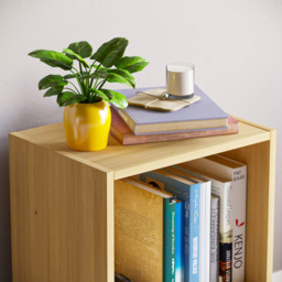 VIDA DESIGNS Oxford 2 Shelf Oak Cube Bookcase - Brown - Wilko - thumbnail 6