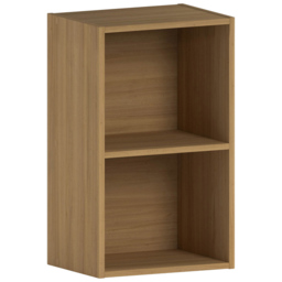 VIDA DESIGNS Oxford 2 Shelf Oak Cube Bookcase - Brown - Wilko - thumbnail 3