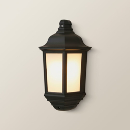 ValueLights IP44 Wiltshire Aluminium Dusk Till Dawn Wall Lantern - Size: 36.5 x 17.5 x 9.5cm - Silver - Wilko - thumbnail 5