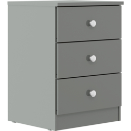 Seconique Denver 2 Door Wardrobe Grey Gloss Bedroom Furniture Set - Size: 175 x 75 x 48cm - Wilko - thumbnail 6