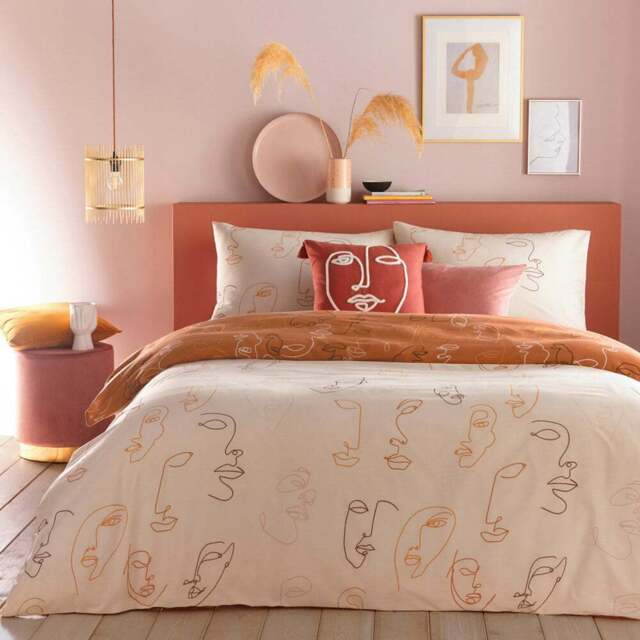 furn. Kindred Double Apricot Duvet Set - Multi - Wilko - image 1