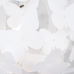 ValueLights White Butterfly Ball Pendant Lamp Shade - Size: 26.5 x 31.5 x 31.5cm - Wilko - thumbnail 5
