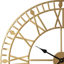 EOS Gold Skeleton Wall Clock with Roman Numerals 60cm - Size: 60 x 60 x 2cm - Home Garden Direct - Wilko - thumbnail 5