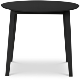 Julian Bowen Coast 4 Seater Round Dropleaf Table Black - Wilko - thumbnail 5