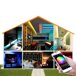 ENER-J Smart Wi-Fi Colour Changing LED Tape Strip Kit 5m - Multi - Wilko - thumbnail 4