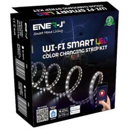 ENER-J Smart Wi-Fi Colour Changing LED Tape Strip Kit 5m - Multi - Wilko